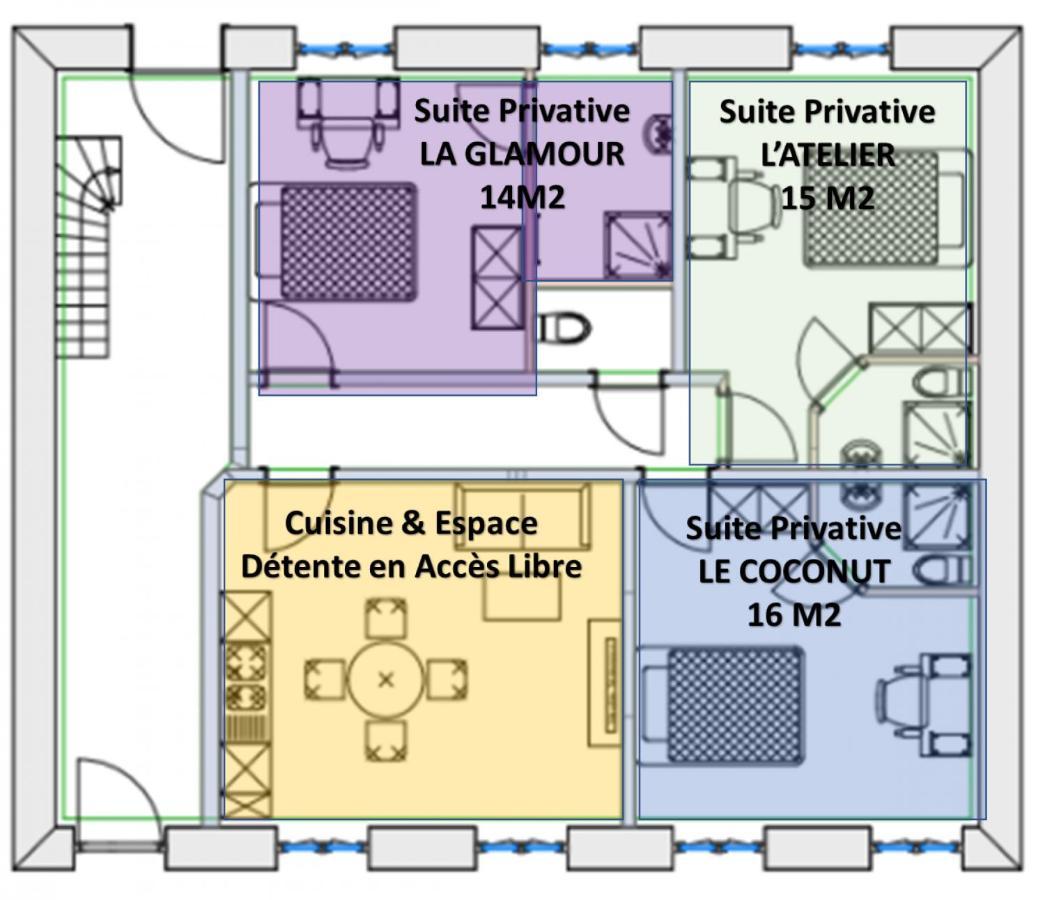 Le Convivial, Appartement Centre Ville Μυλούζη Δωμάτιο φωτογραφία